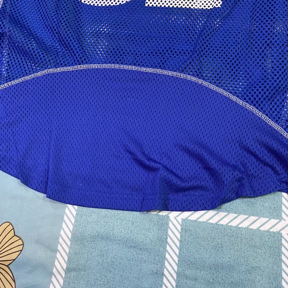 Aimé Leon Dore Royal Blue Mesh Jersey with White Number 32